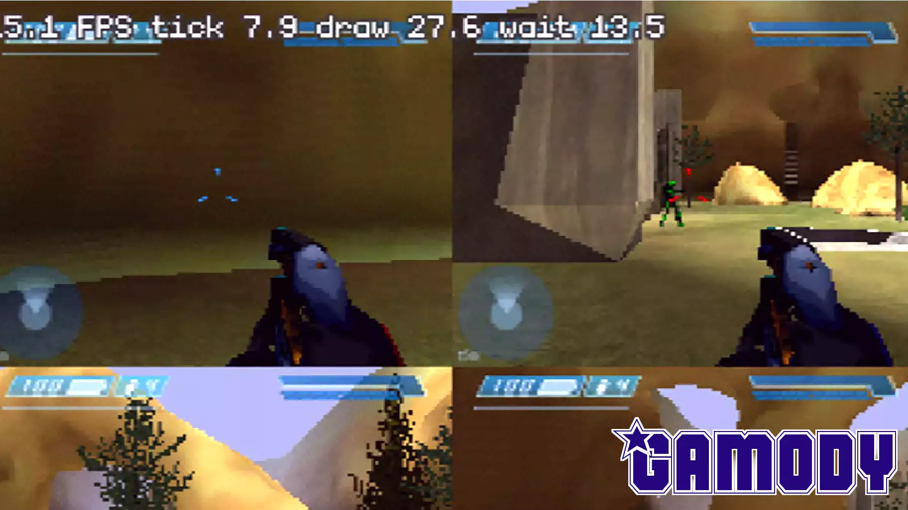 Halo 64 Port Turns Blood Gulch Into A Nintendo 64 Split Screen Match
