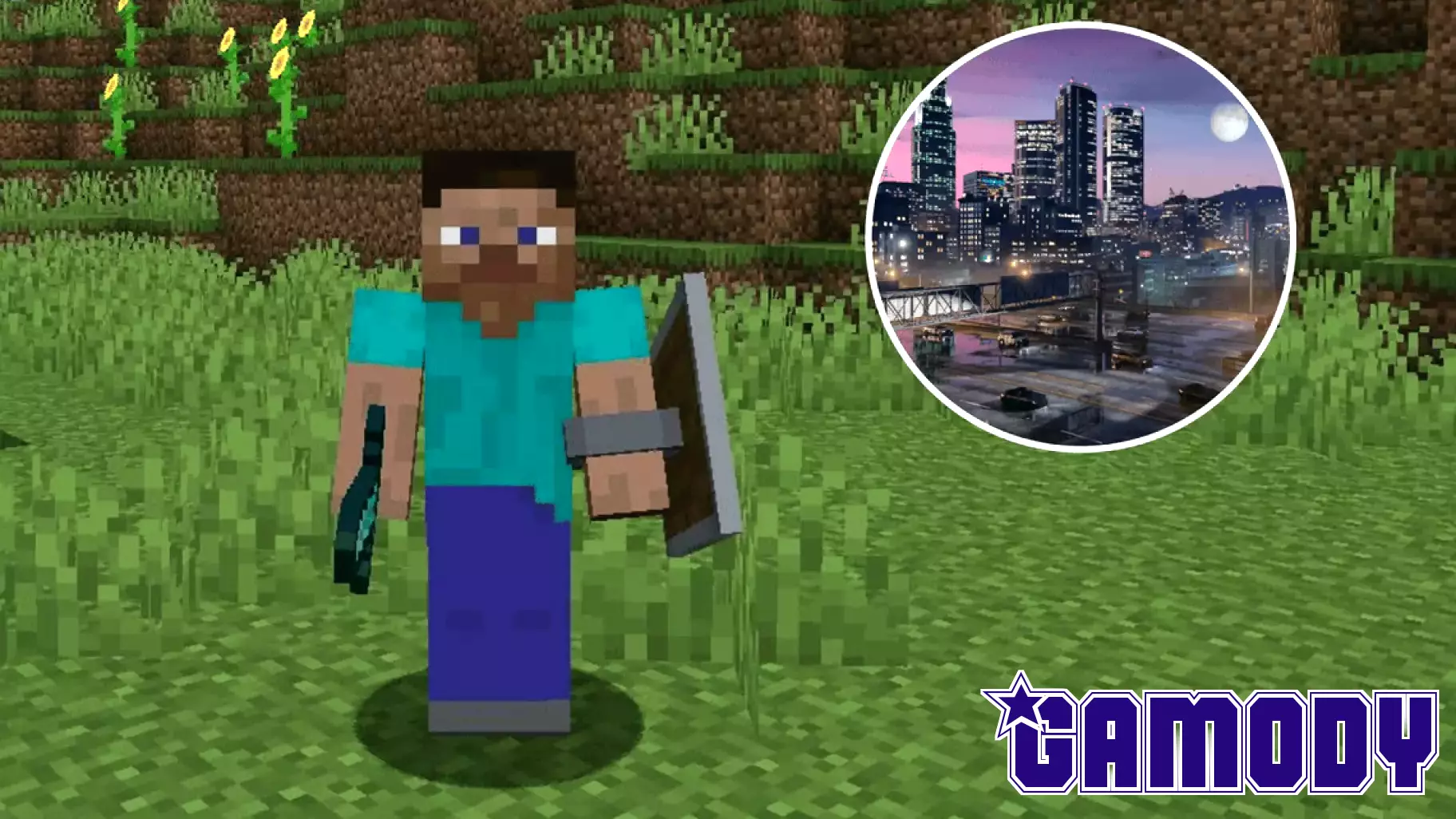 Minecraft's Steve Achieves What GTA 5 Players Could Not