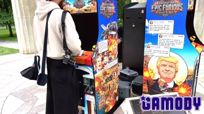 Satirical Arcade Game Takes Aim at Trump's Iran Policy